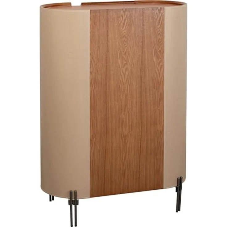 Kare Design Mehrzweckschrank Tango, Beige/Orange, 80x115 cm, Schrank, Kleiderschrank, Hochschrank, Büroschrank, Wohnzimmer – Bild 3