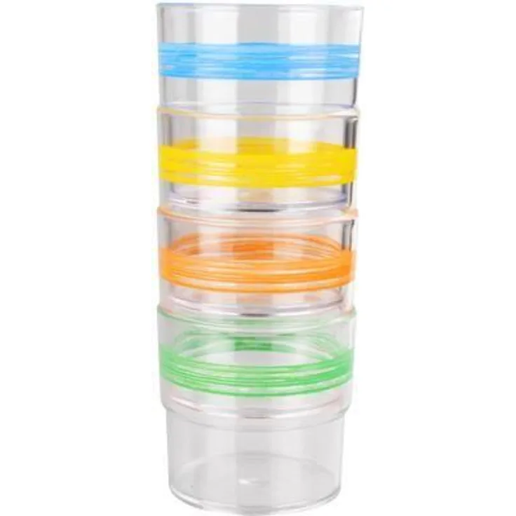 Waca Trinkglas SAN 4er Pack 200 ml