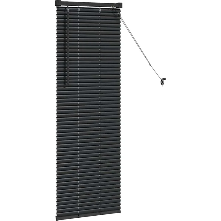 vidaXL Venezianische Jalousien Schwarz 130 x 40 cm Aluminium 42006110 – Bild 5