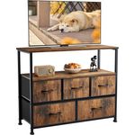 DUMOS Bürostuhl Ergonomisch Schreibtischstuhl Komfortarmlehnen Fußstütze Office Chair, Höhenverstellbarer Sitz mit Fußstütze