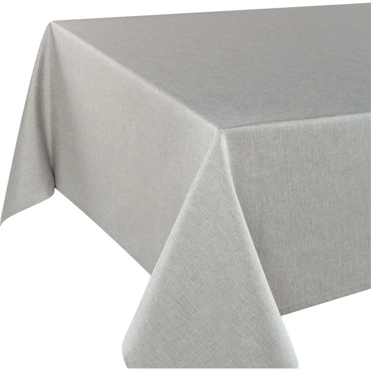 Delindo Lifestyle Gartentischdecke für Bierzeltgarnitur abwaschbar 110x260 cm (1-tlg), Leinenstruktur mit Fleckschutz Sondermaß 110x260 für Bierzeltgarnitur – Bild 2