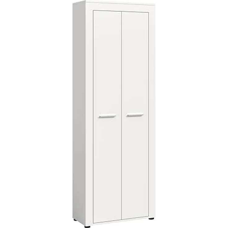 xonox. home Garderobe Jam X8BA9613 Schuhschrank Garderobenschrank Schrank in Weiß Nb. ca. 64 x 191 x 35 cm – Bild 2