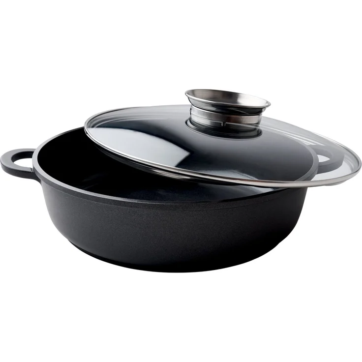Homeware Braten- & Schmortopf, Aluminium schwarz, 28 x 7.5 x 7.5 cm, Backofengeeignet – Bild 3