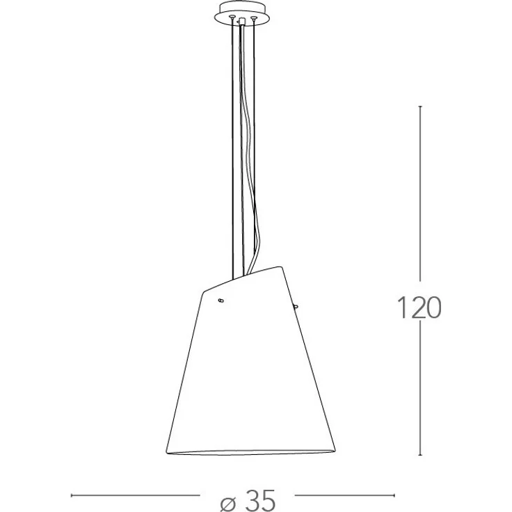 Modern E27 Pendelleuchte Hängeleuchte Hänge Deckenleuchte Ø 35cm – Bild 4