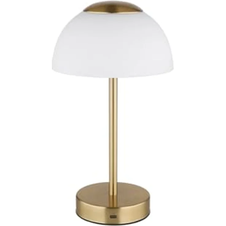 GLOBO Lighting Tischleuchte Sarima, dimmbare Klemmleuchte mit Touchdimmer, gold, 15x31 cm – Bild 7