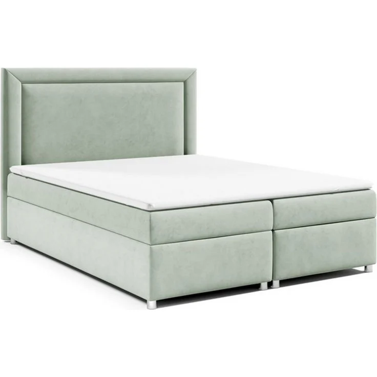 Best for Home Boxspringbett mit Bettkasten Trinity K3 Bonell-Matratze inkl. 7 cm Topper (Polsterbett Doppelbett Boxbett mit gepolstertes Kopfteil, versch. Größen, 140x200 160x200 180x200 200x200 cm), Handwerksqualität – Bild 4