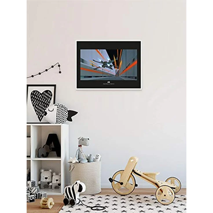 Komar Wandbild Star Wars Classic RMQ Death Star Trench, Kunstdruck 70 x 50 cm, bunt, für Kinder- und Jugendzimmer, ohne Rahmen, fotorealistische Druckqualität, Made in Germany – Bild 3