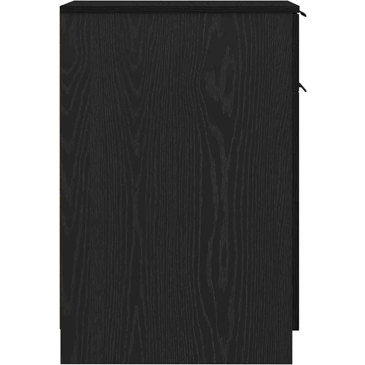 vidaXL Büroschrank 33 x 50 x 75 cm Holzwerkstoff Schwarz Eichen-Optik 862103 – Bild 8