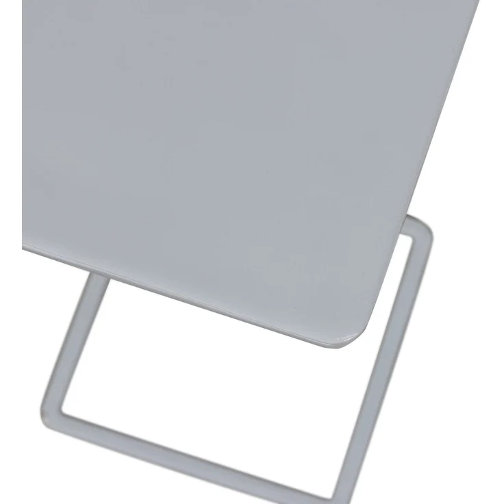 Beistelltisch Toste Metall, modern und quadratisch, hellblau lackiert, 64 x 22 x 22 cm – Bild 6