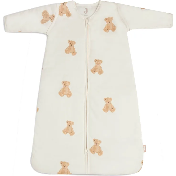 Jollein Teddybär-Schlafsack 110 cm Weiß