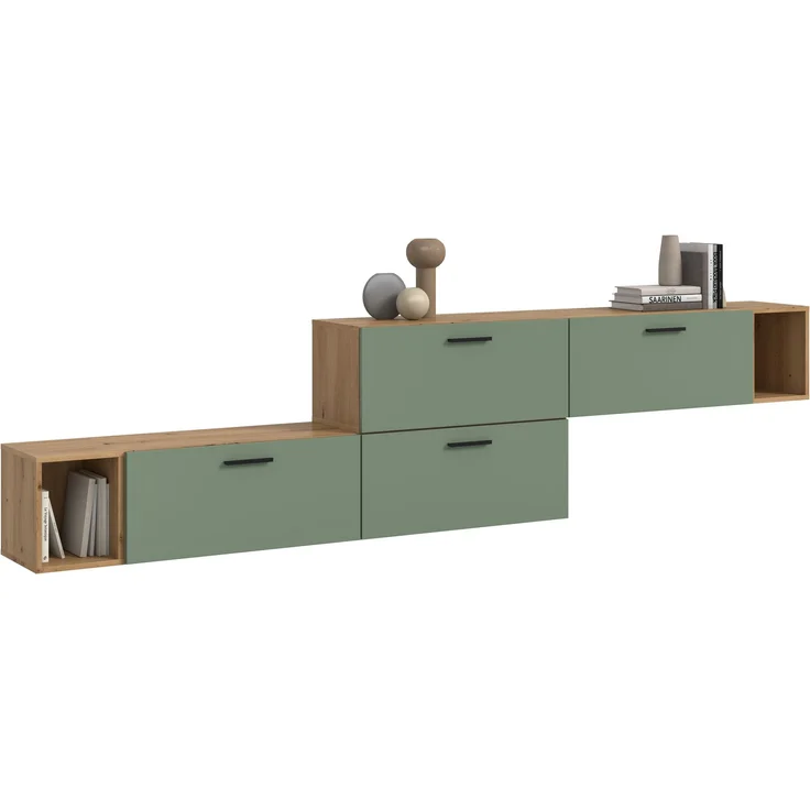 The One Wohnkombination in Smoke Green Nachbildung – Bild 1