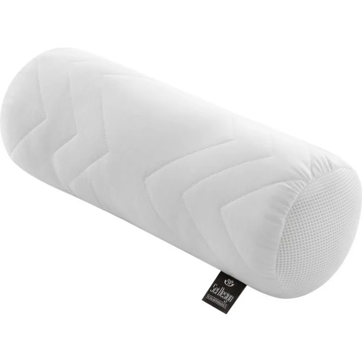 SEI Design Microfaserkissen Nackenrolle 15x40 - NORDIC, Füllung: 100% Mikrofaser, Bezug: Microfaser, Seitenschläfer, Rückenschläfer, Bauchschläfer, 1 Stück, Kochwäsche