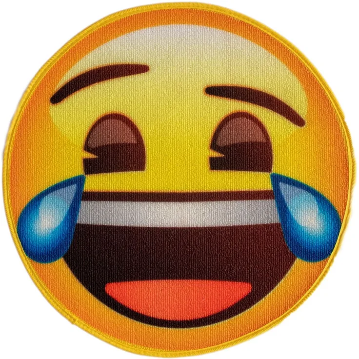 Smiley - Emoji Gesicht Rund 50cm
