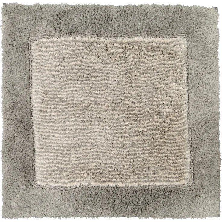 Cawö Badematte Badteppich Two-Tone Graphit (60x60cm)