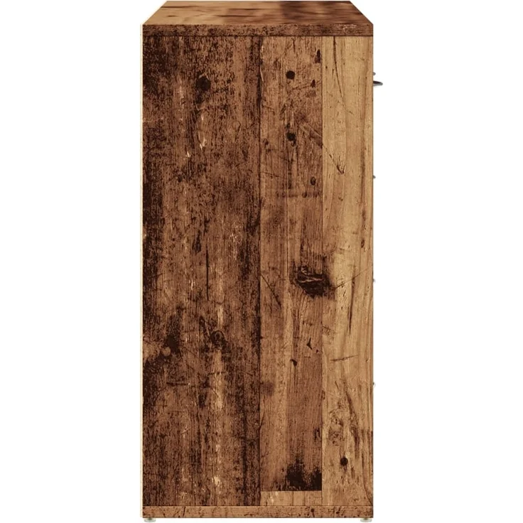vidaXL Sideboard Altholz-Optik 88x30x64 cm Holzwerkstoff 855892 – Bild 4