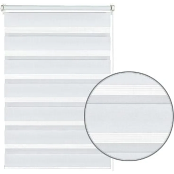 Gardinia EasyFix Doppelrollo weiß 75 x 150 cm