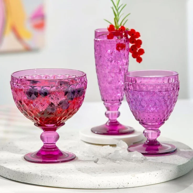 Villeroy & Boch Boston Coloured Sektglas 145 ml Berry 4er Set – Bild 4