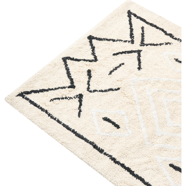 Badematte UNTLA Hellbeige 60 x 90 cm Baumwolle – Bild 4