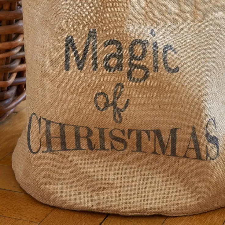 Mirabeau Künstlicher Weihnachtsbaum Stoffkorb Magic braun – Bild 6