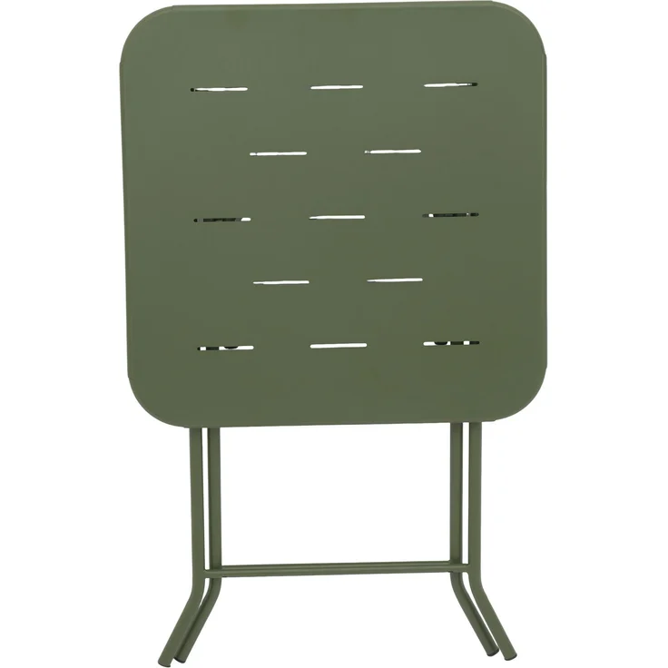 LVHOM Bistroset 3-tlg, Gartenmöbel-Set mit klappbaren Stühlen und Tisch, Balkonmöbel Set aus Stahl, wetterfeste Sitzgruppe, Grün – Bild 7