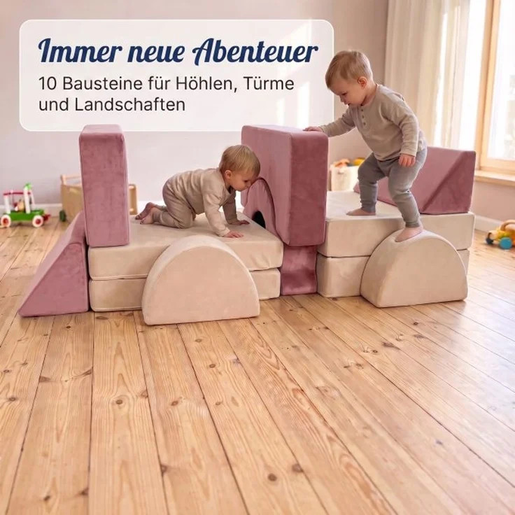 Relaxdays 10-tlg. Kinder Spielsofa modular – Bild 3