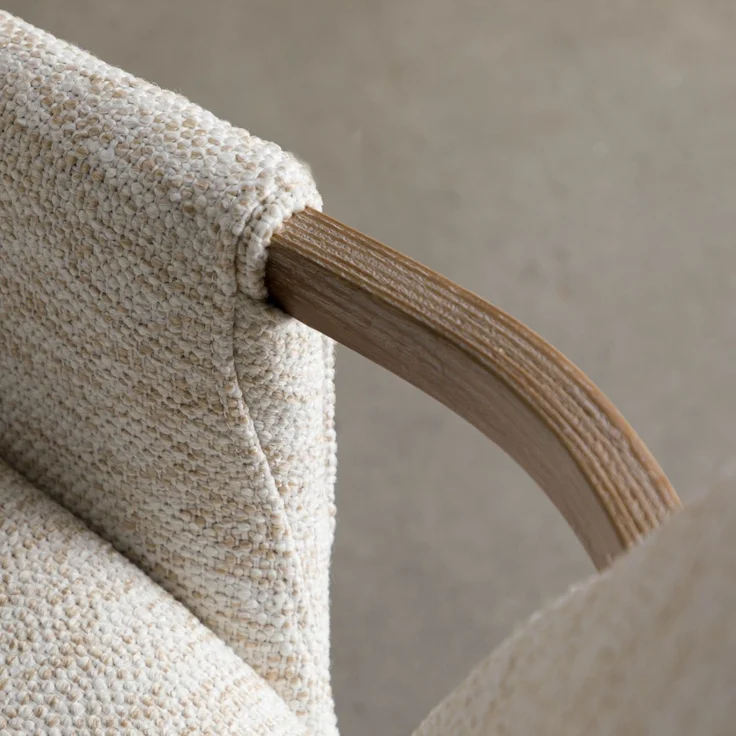 Polsterstuhl Buche 54 x 59 x 82 beige EMILIO #03 – Bild 8