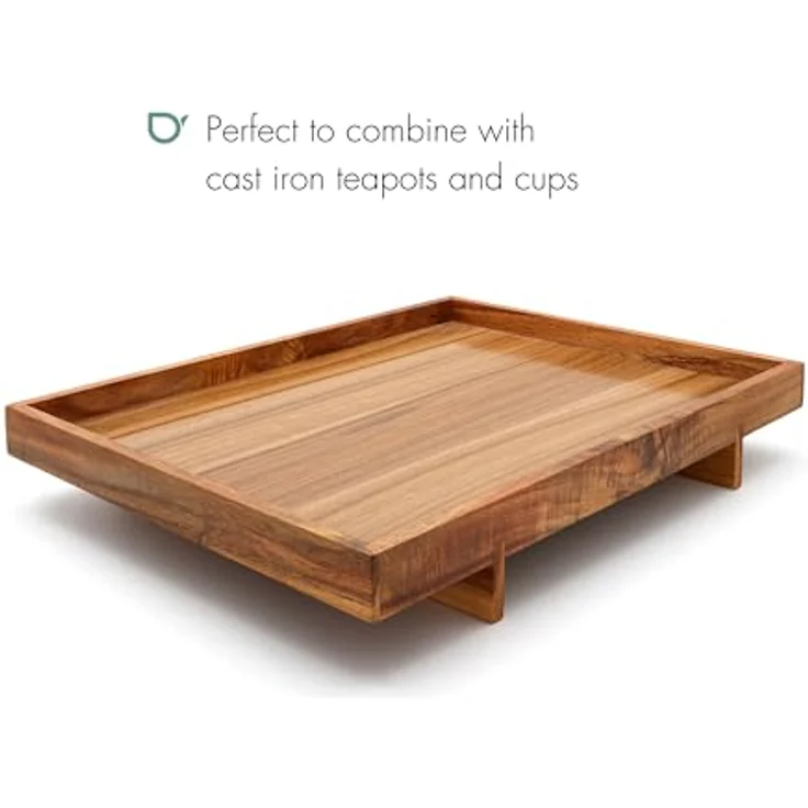 BREDEMEIJER Tablett Wazuka 40x30x6,2cm Akazienholz – Bild 4