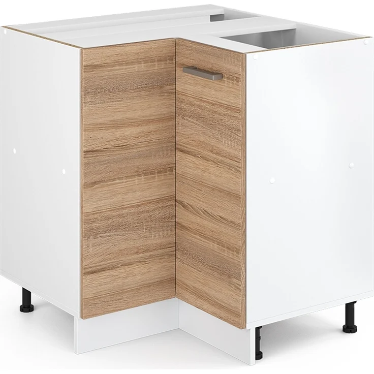 Küchenfront R-Line Sonoma 59.2 x 71.3 cm Möbelfront für den Eckunterschrank Vicco – Bild 5