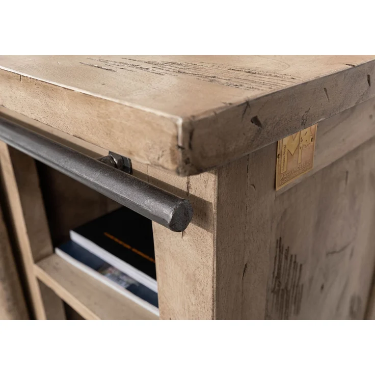 Kommode Mango 70x45x70 whitewash lackiert RAILWAY #324 – Bild 6