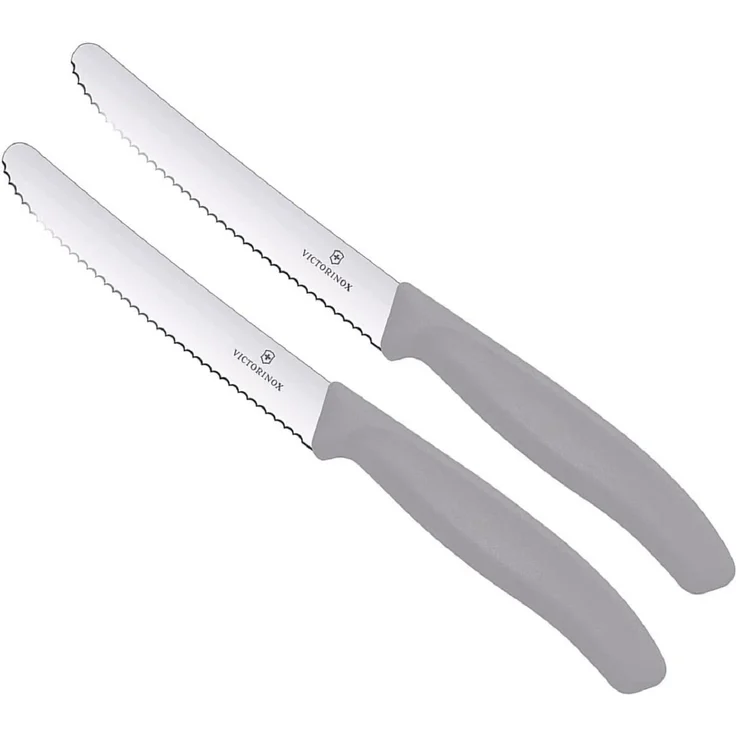 Victorinox | Tafelmesser-Set Swiss Classic | limitierte Edition | ergonomische Griffe | spülmaschinengeeignet | Cool Grey – Bild 1