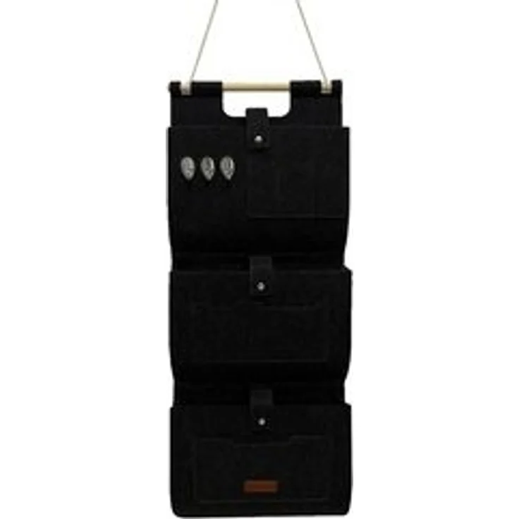 RAIKOU Aufbewahrungstasche Hängeorganzier für Tür und Wand / Wandtasche (für Garderobe,Bad, Küche), Multifunktionstaschen+3 Schlüsselanhänger – Bild 5