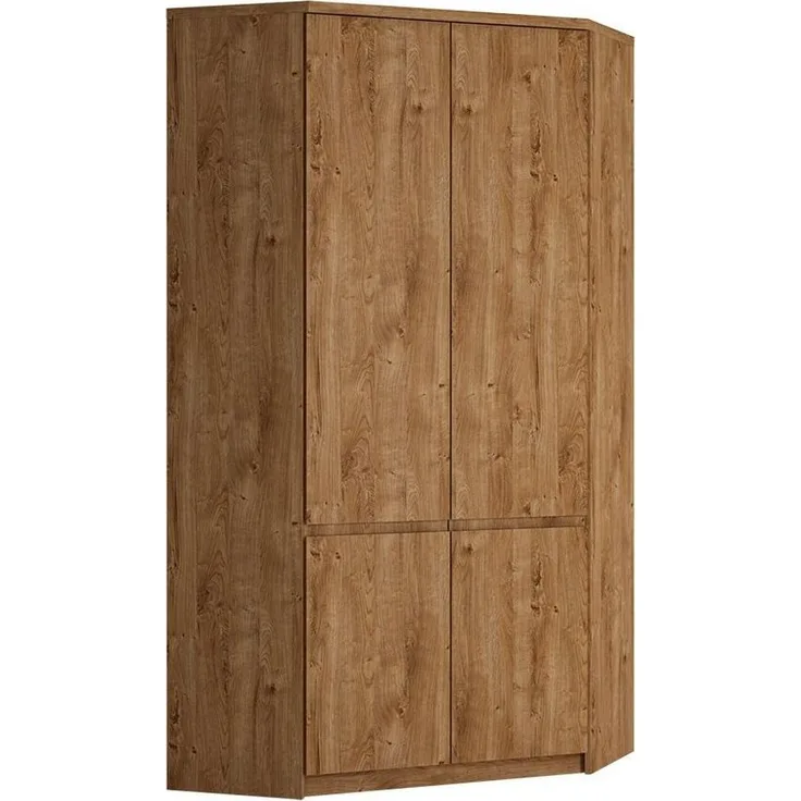Eckkleiderschrank in Eiche Nb. FORTALEZA-129, B/H/T ca. 95/200/95 cm
