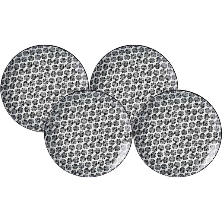 Ritzenhoff & Breker Takeo Circles Dessertteller ø 21,5 cm 4er Set – Bild 1