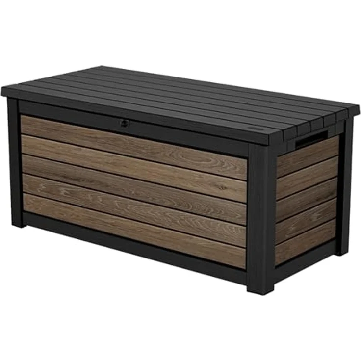 Keter Gartenbox "NORTHWOOD" 623L 157x72x69cm Deckel bis 270kg belastbar, abschließbar – Bild 1