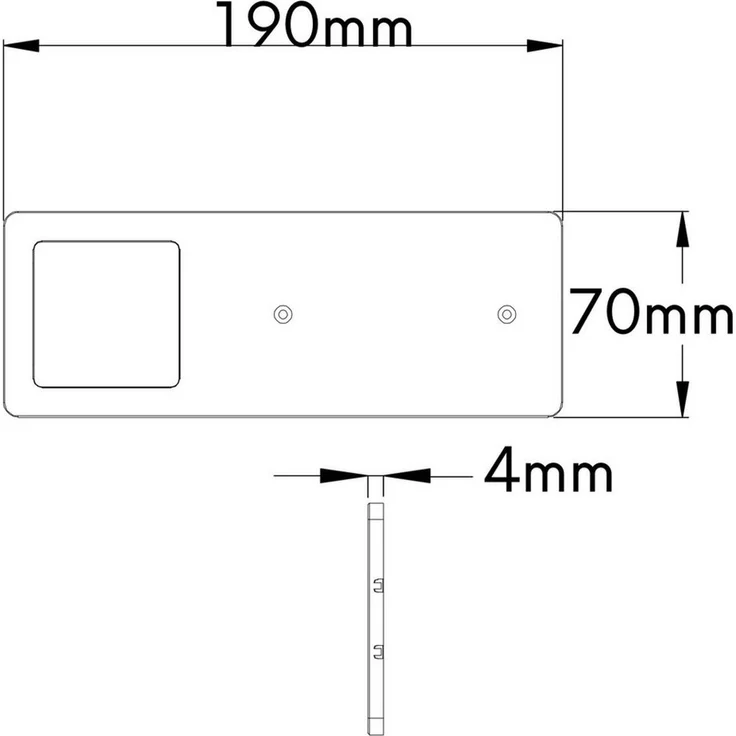 kalb LED Unterbauleuchte LED Unterbauleuchten Edelstahl gebürstet 5W - mit Touch-Dimmfunktion, 2er Set neutralweiß, neutralweiß – Bild 3