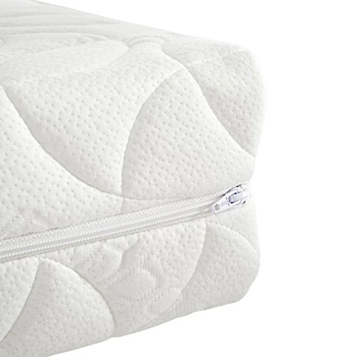 Babysom - Babymatratze Bambus | 70x140 cm | Kindermatratze | Naturfaser | Atmungsaktiv | Bezug abziehbar | Luftdurchlässiger Kaltschaum | Geprüft | Höhe 10cm – Bild 7