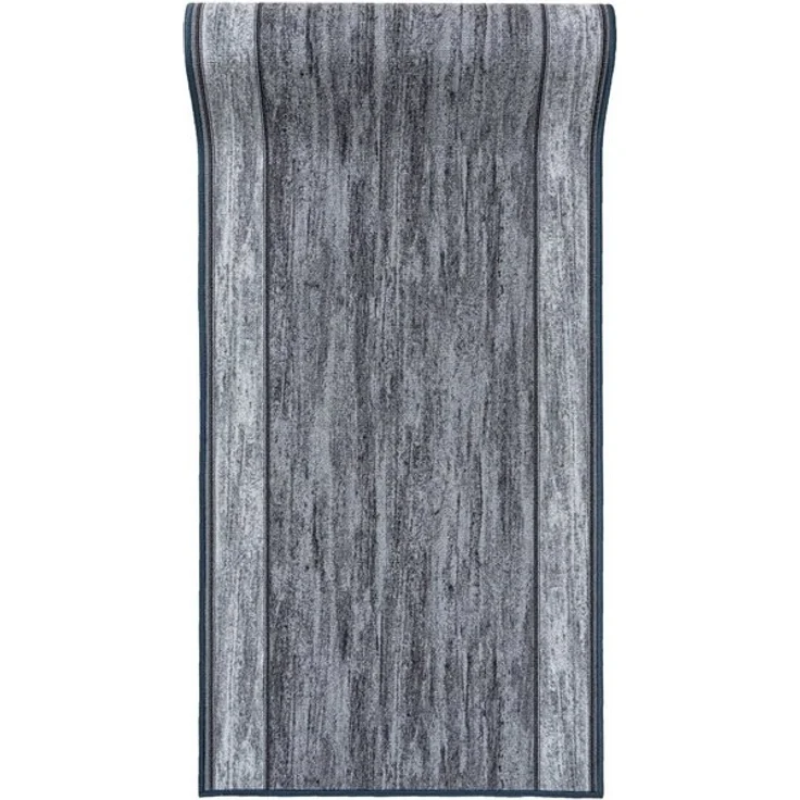 Mazovia Läufer Läufer Teppichläufer Brücke - Vorzimmer Küche - Grau, 67 x 100 cm, Kurzflor, Rutschfest, Meterware, Verschiedene Größen – Bild 3