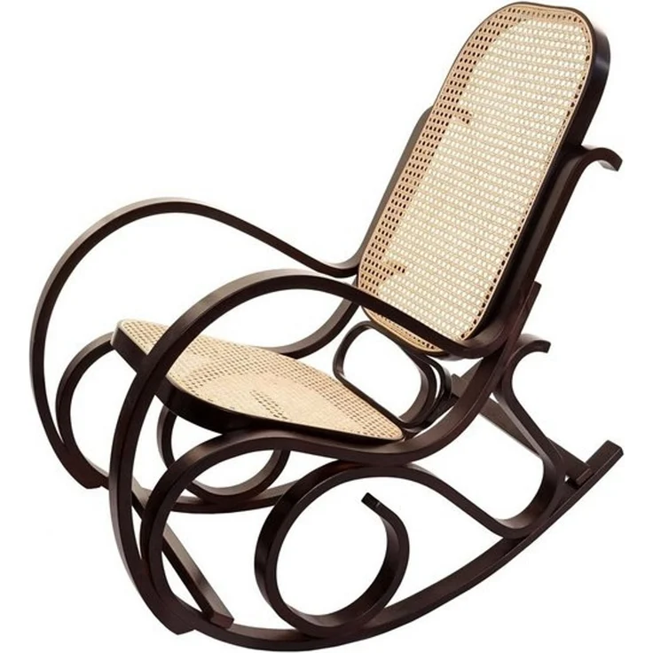 MCW Schaukelstuhl Gallarate-R, Mit Armlehnen, Schaukelfunktion, Retro-Design – Bild 4