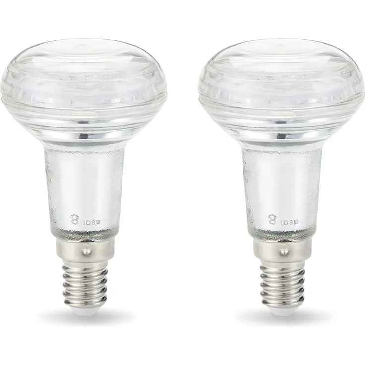 Amazon Basics R50 Reflektor-LED-Leuchtmittel, E14 kleines Edison-Gewinde, 2,8 W (entspricht 40 W) Warmweiß (2 Stück)
