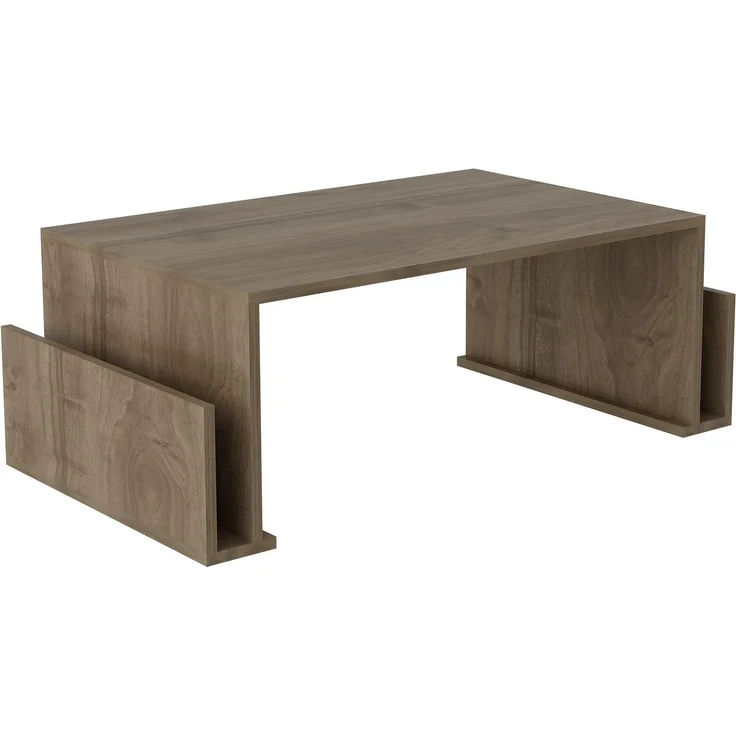 Skye Decor 'Magazin - Walnut' Couchtisch, Walnuss, 95 x 36,8 x 60 cm – Bild 3