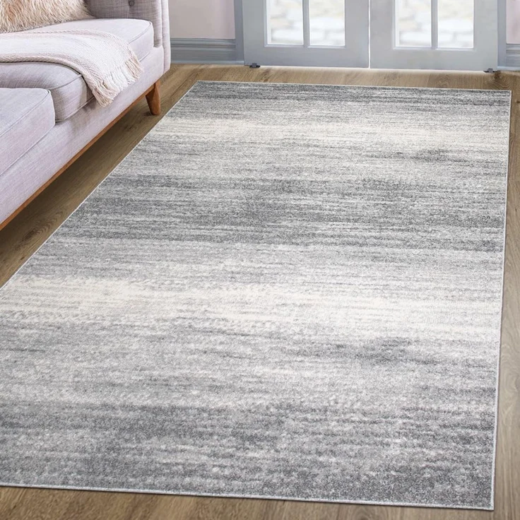 oKu-Tex Teppich Wohnzimmer, MERCUR meliert, weicher Kruzflor, langlebig, pflegeleicht, rechteckig, Höhe: 11 mm, Wohnzimmerteppich, Meliert, verschiedene Farben & Größen erhältlich – Bild 1