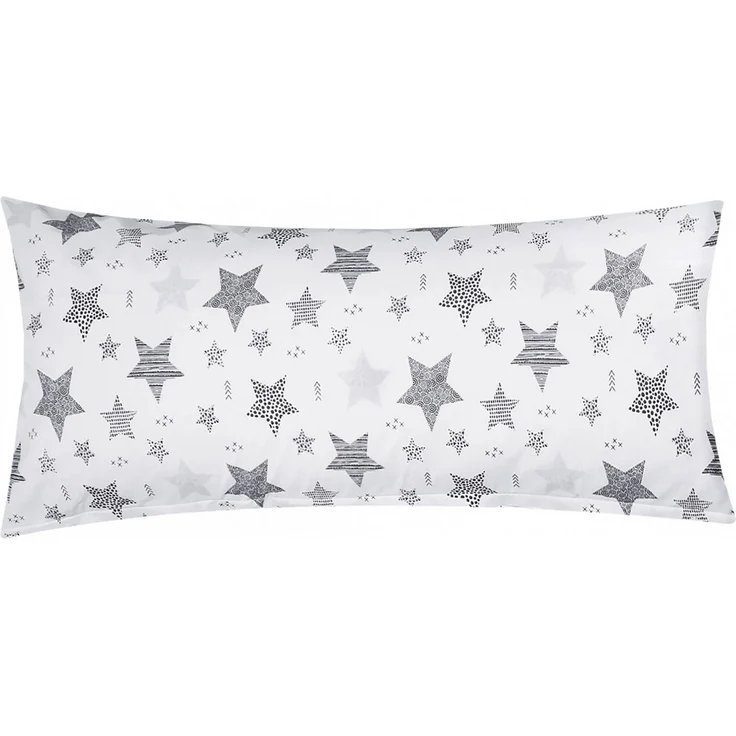 Heubergshop Kissenbezug, (1 Stück), 40x80cm - Sterne Punkte Kreise in 100% Baumwolle (1 x 590/1 40x80) – Bild 1