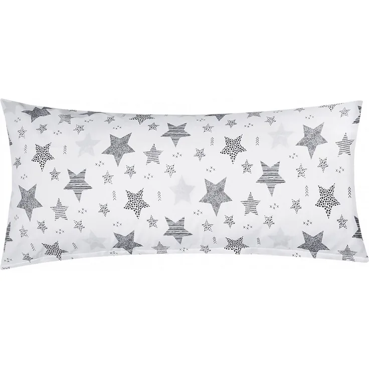 Heubergshop Kissenbezug, (1 Stück), 40x80cm - Sterne Punkte Kreise in 100% Baumwolle (1 x 590/1 40x80)