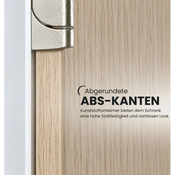 bümö office Aktenschrank abschließbar, 100 cm breit, 5 Ordnerhöhen, Nussbaum/Silber - breiter Büroschrank mit Flügeltüren, 4 verstellbaren Fachböden und Sockel, 6910-N-S-SG – Bild 9