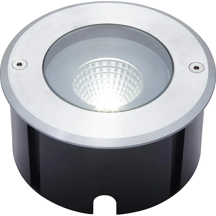 Lutec LED Bodeneinbauleuchte Denver Edelstahl IP54