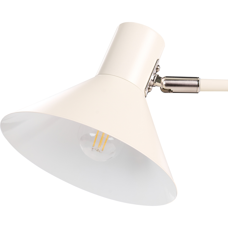 Schreibtischlampe RIMAVA Metall Cremeweiß – Bild 3