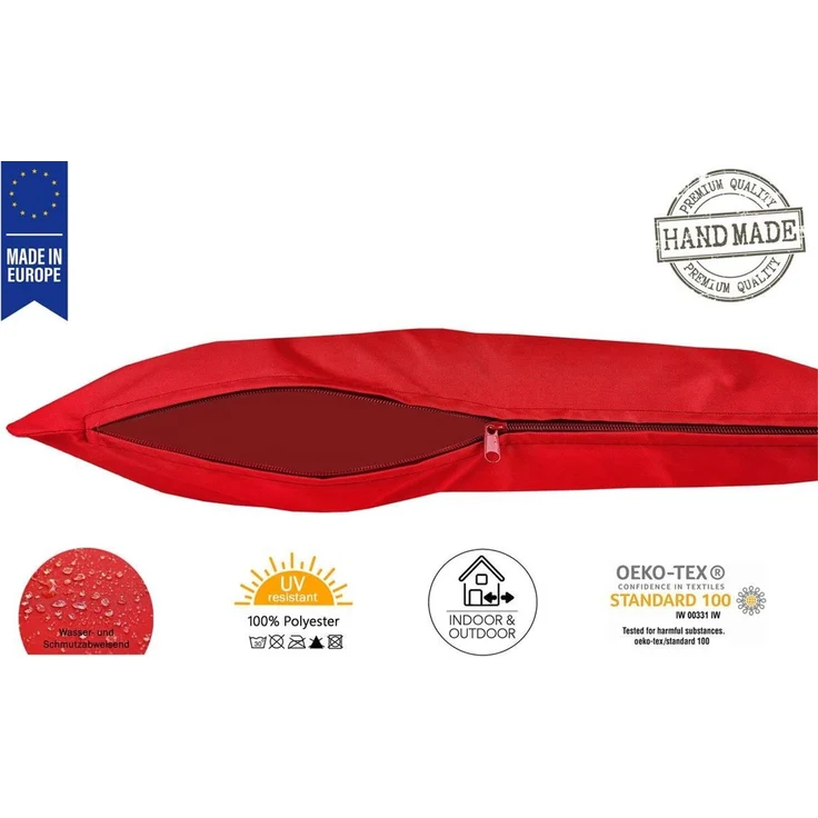 JACK Kissenbezüge 2er Set 40x40cm Outdoor Wasserfest, (2 Stück), 2x Kissenhülle, strapazierfähig, wasserabweisend, Innen & Außen – Bild 3
