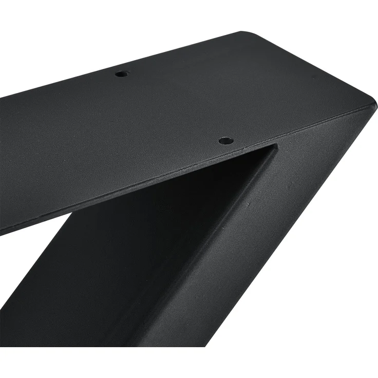 Tischgestell Greith 2er-Set X-Form Schwarz 59x72 cm [en. casa] – Bild 5
