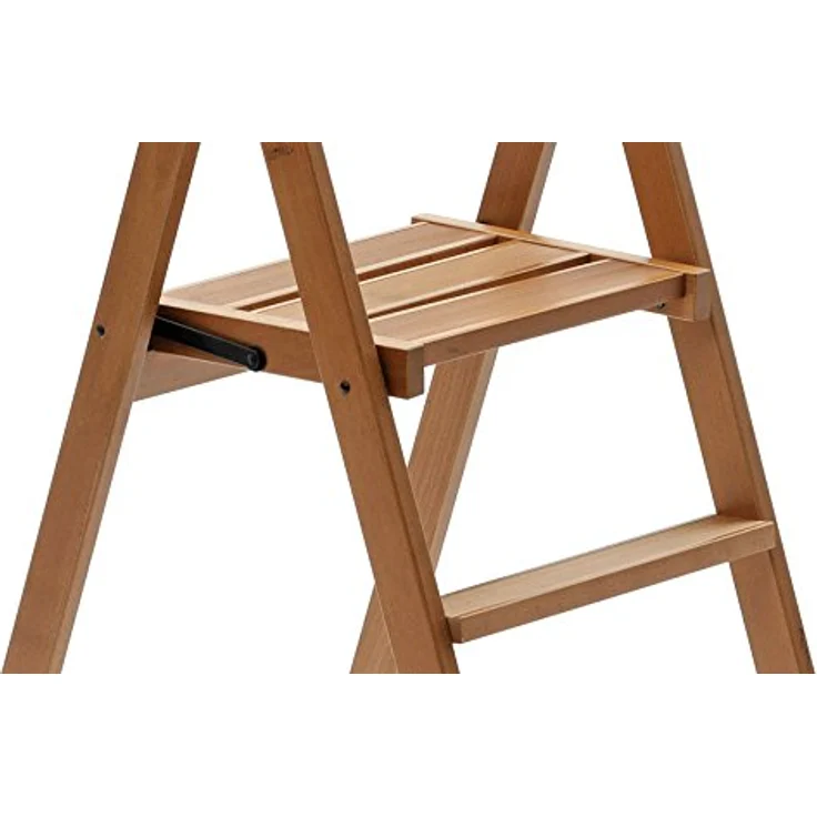 Arredamenti Italia 2-Stufen Leiter Kimora, Holz - zusammenklappbar - 2 Stufen -Farbe: Kirsche Holz AR-It il Cuore del Legno“ – Bild 4