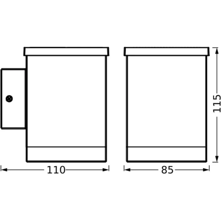 LEDVANCE Endura Style Solar-Wandleuchte Quadro Dunkelgrau – Bild 9